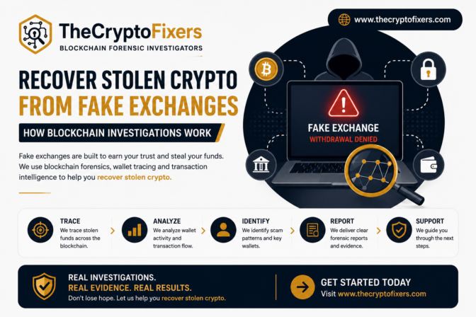 Recover Stolen Crypto From Fake Exchanges: How Blockchain Investigations Work