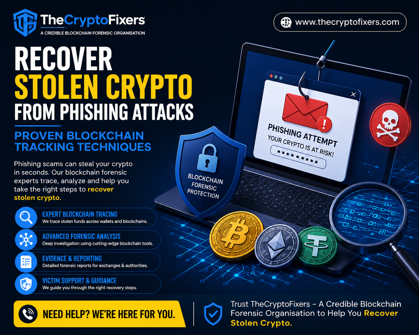 Recover Stolen Crypto from Phishing Attacks: 5 Proven Blockchain Tracking Techniques