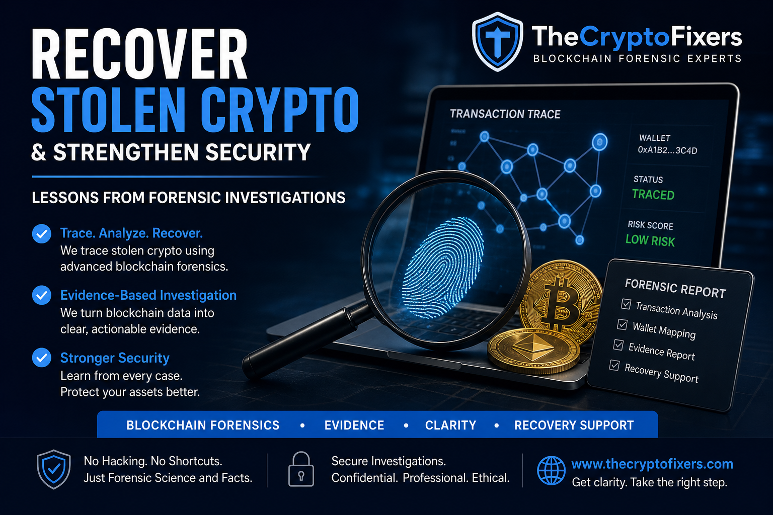 Recover Stolen Crypto and Strengthen Security: 7 Lessons from Forensic Investigations
