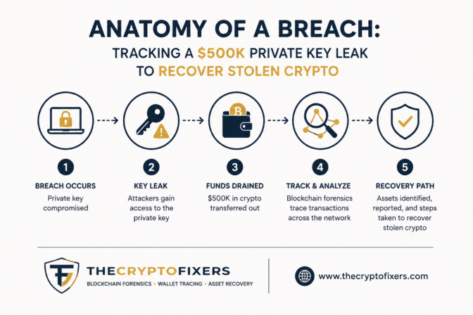 Anatomy of a Breach: Tracking a $500k Private Key Leak to Recover Stolen Crypto