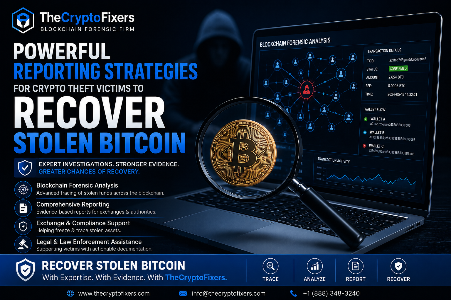 Recover Stolen Crypto With Powerful Reporting Strategies for Crypto Theft Victims